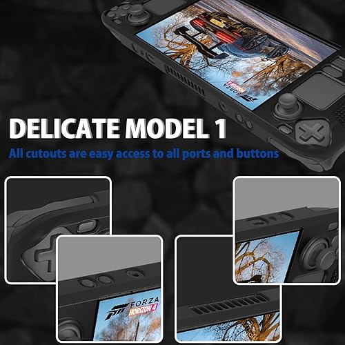 Miniatura 5 de Gxegauy Funda protectora para cubierta de vapor protector de silicona suave con protección completa partículas antideslizantes excelente tacto color