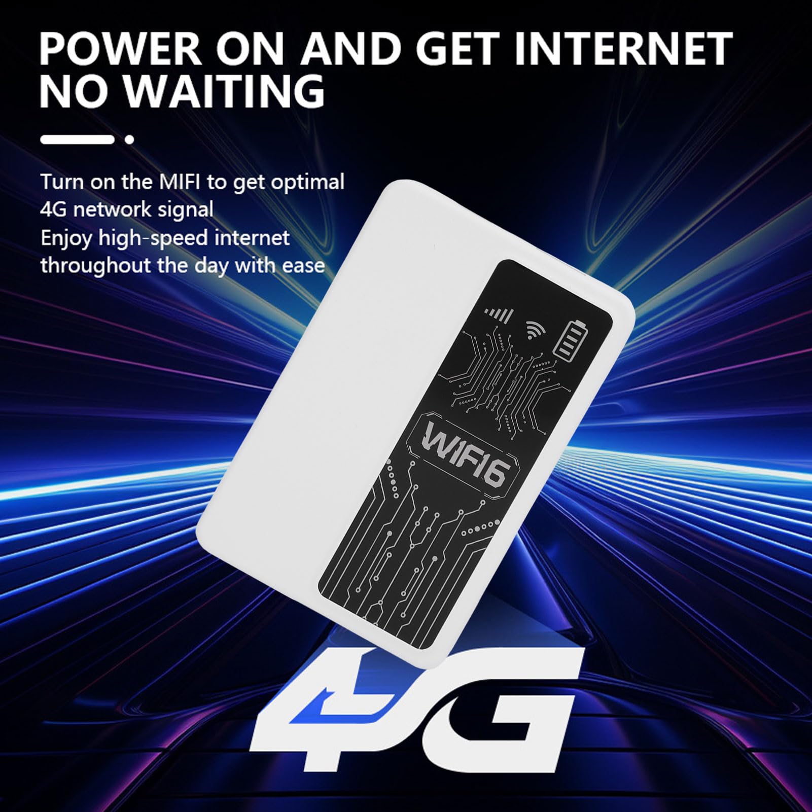 CHICIRIS Convertitore WiFi 4G LTE 300Mbps, Router Portatile, per Uso