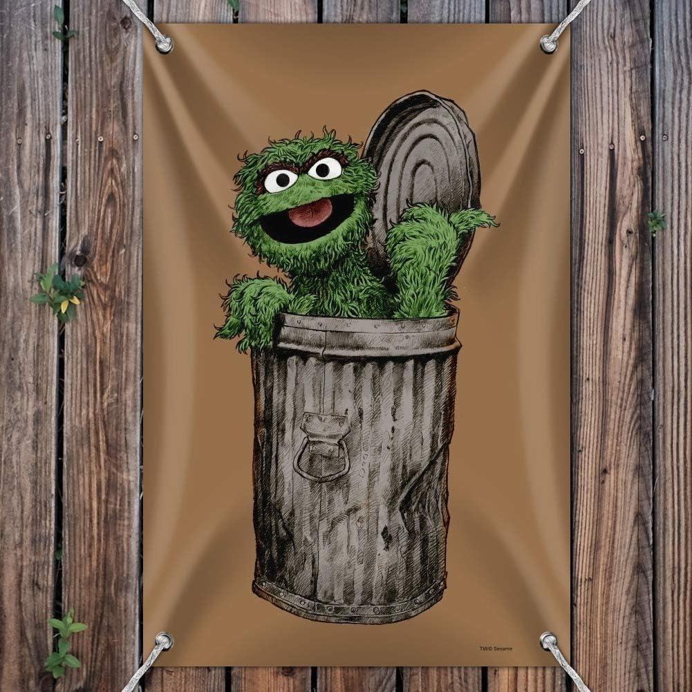 GRAPHICS & MORE Sesame Street Vintage Oscar The Grouch Home Business Office Sign