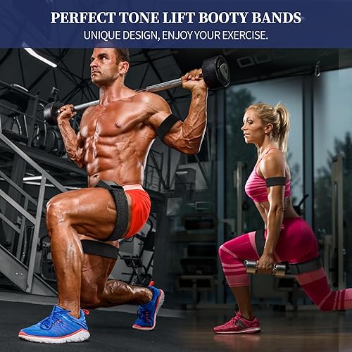 Miniatura 3 de Bandas de ejercicio ajustables, bandas de restricción de flujo sanguíneo, equipo de entrenamiento para gimnasio en casa, bandas BFR sin