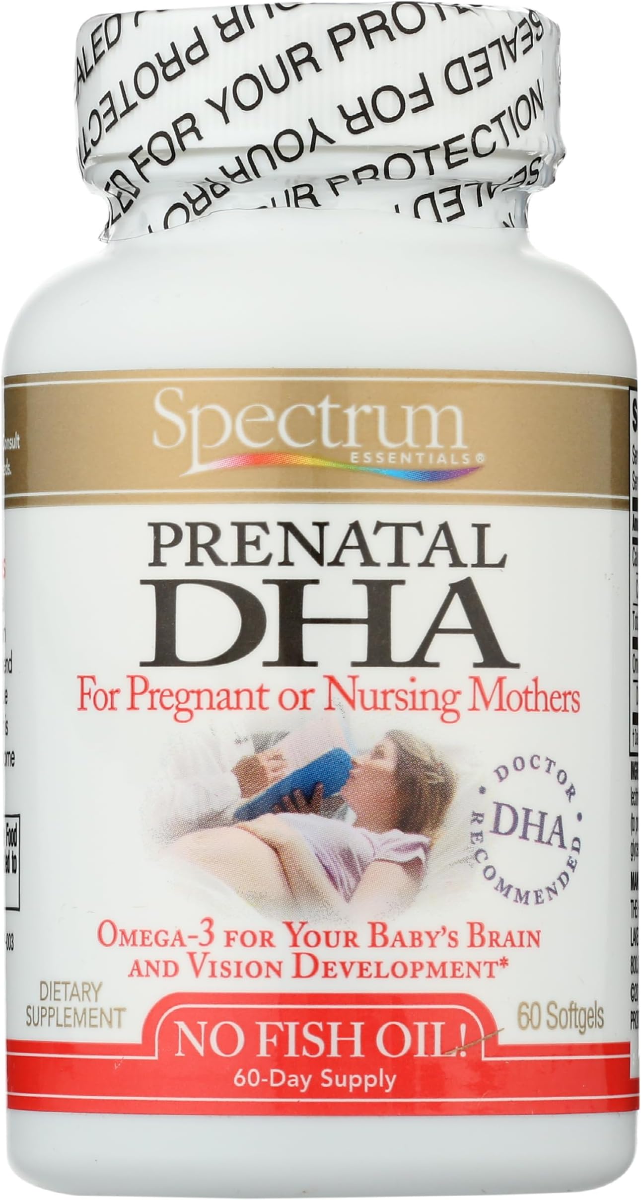 Spectrum Essentials Prenatal DHA Softgels, 200 mg, 60 Count
