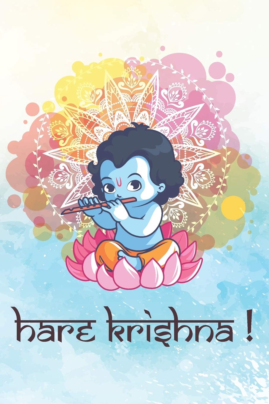 Hare Krishna: Bhakti Devotee Notebook Journal Sketchbook Blank Paper Diary Daily Devotion