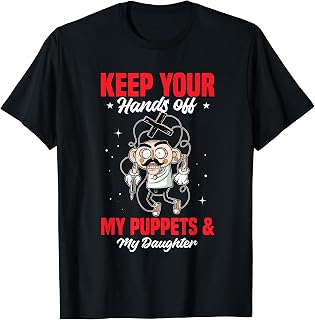 Ventriloquist Dad Puppet Owner Puppetry Kit Puppeteering T-Shirt