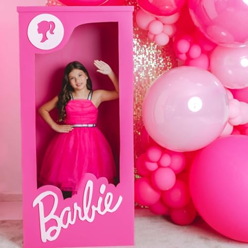 Miniatura 5 de Globos grandes de color rosa intenso de 36 pulgadas, 9 globos de látex gigantes para decoraciones de cumpleaños, bodas y fiestas (rojo rosa)