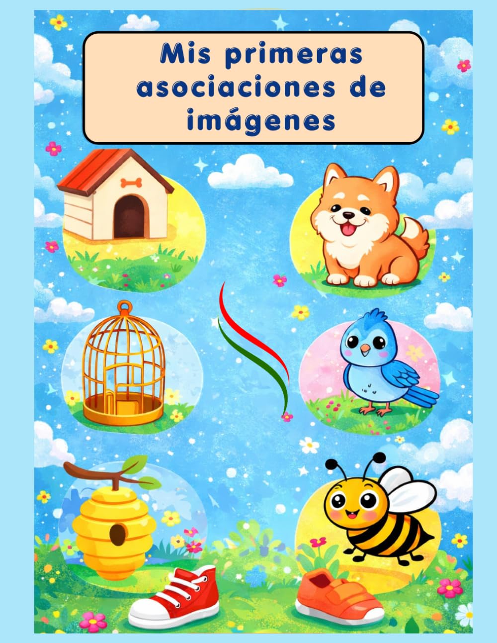 Mis Primeras Asociaciones de Objetos Cuaderno de actividades para preescolar – Desarrollar la lógica y la observación: Actividades de comparación de ... habilidades de lógica y observación.