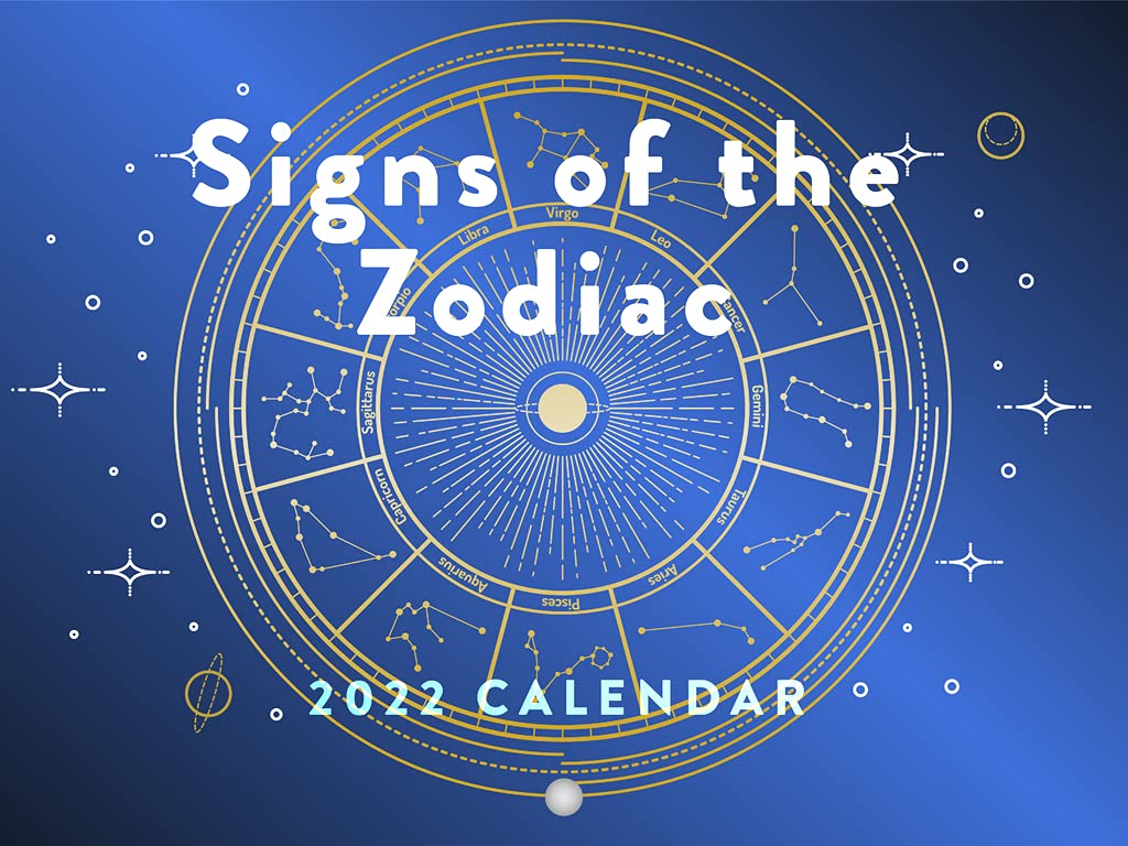 Buy Signs of the Zodiac 2022 Wall Zodiac Decor Astrological Astrology