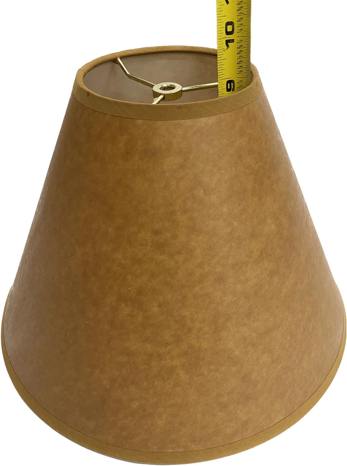 Rustic Oiled Craft Paper Lamp Shade - NO LACE - 14"