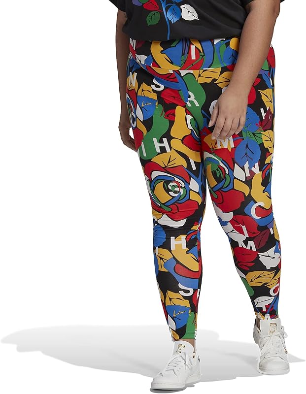 malla larga adidas Rich Mnisi (talla grande) mujer, multicolor, talla 3X