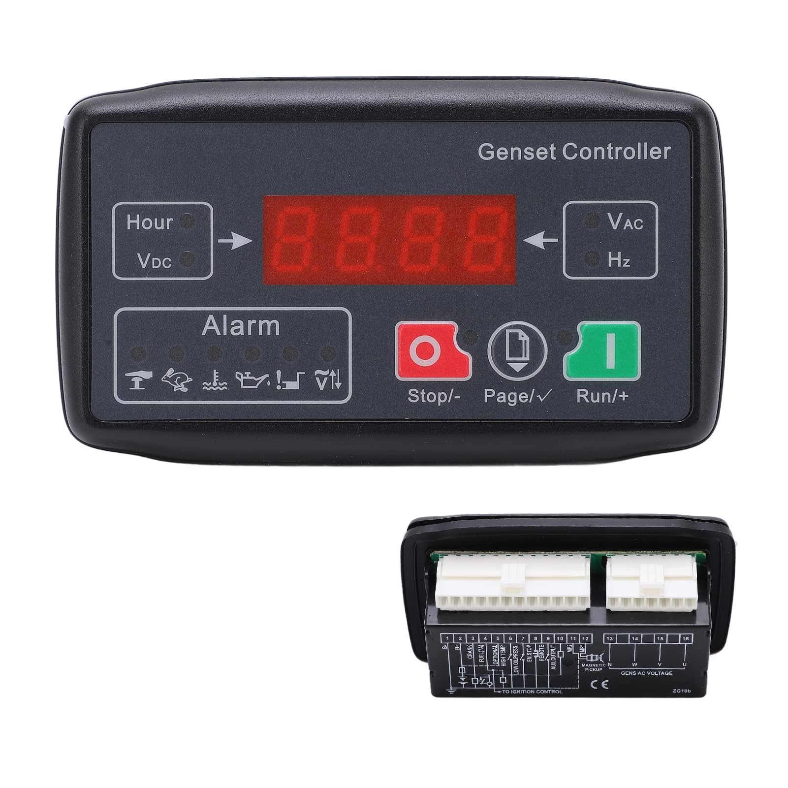 Controlador de Grupo Electrógeno MGC100 Módulo de Control de Arranque Y Parada Automático Conjunto de Generador único Protección de Arranque para Pequeños Grupos Electrógenos de Gasolina Diésel