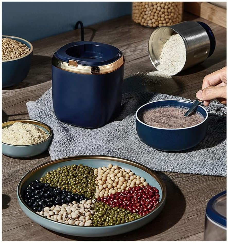 Electric Coffee Grinder and Spice Grinder with Stainless Steel Blades Removable Bowls