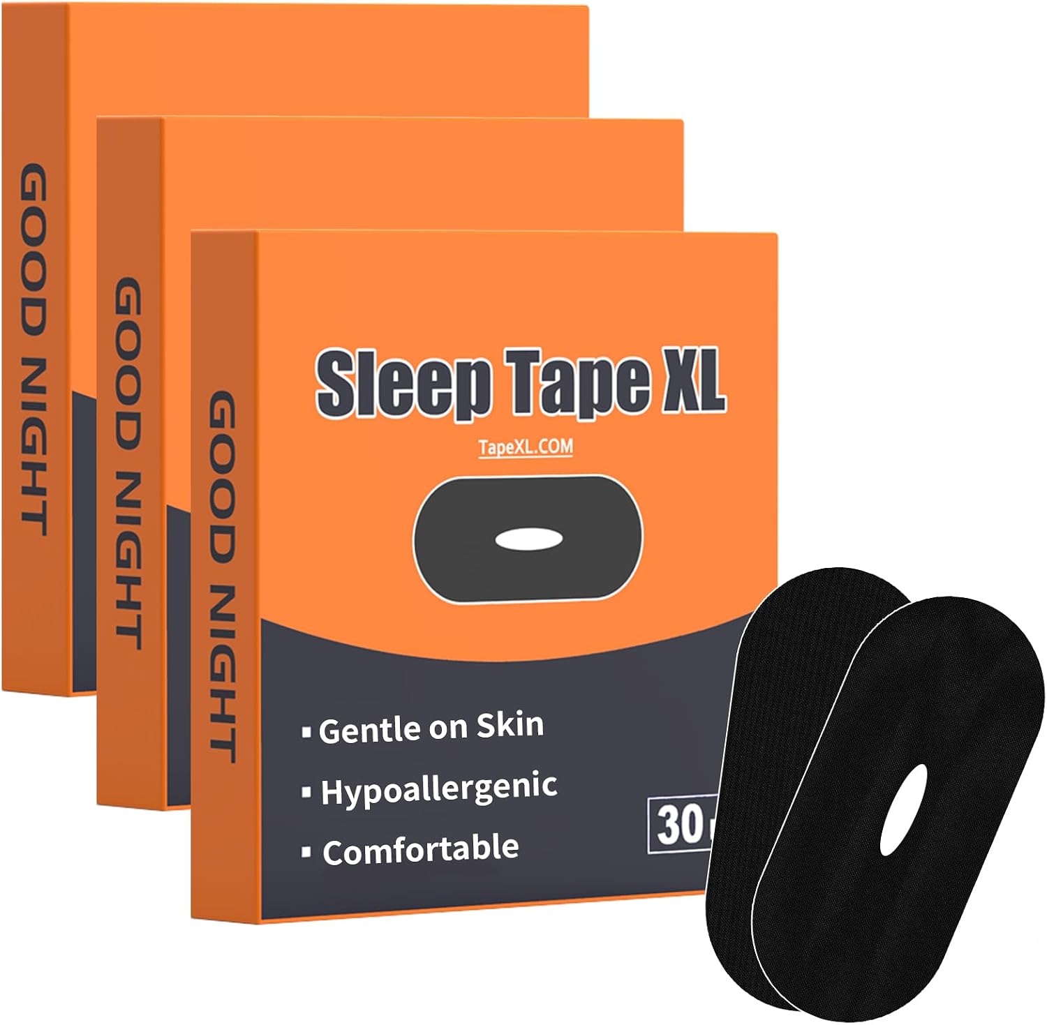 60 Pack Black Bandage Strip Tape, Simple to Use W7