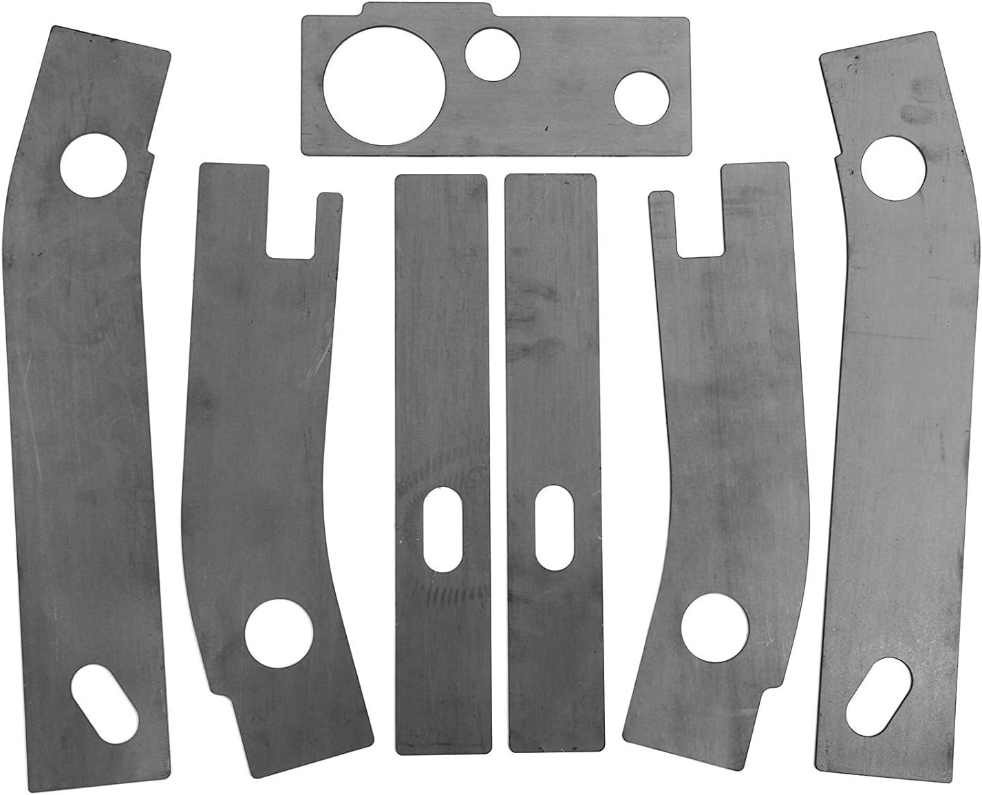 syhyen 7 pc Frame Repair Rusted Shackle Weld Plate fit for Jeep Wrangler YJ Rear 1986-1995
