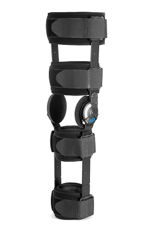 Ossur Post-Op Knee Brace, Range of Motion Control Hinged Immobilization, Adjustable Recovery Support for Orthopedic Rehab, Meniscus Tear,ACL, MCL, PCL Injury- Woman/Men Left, Right Leg