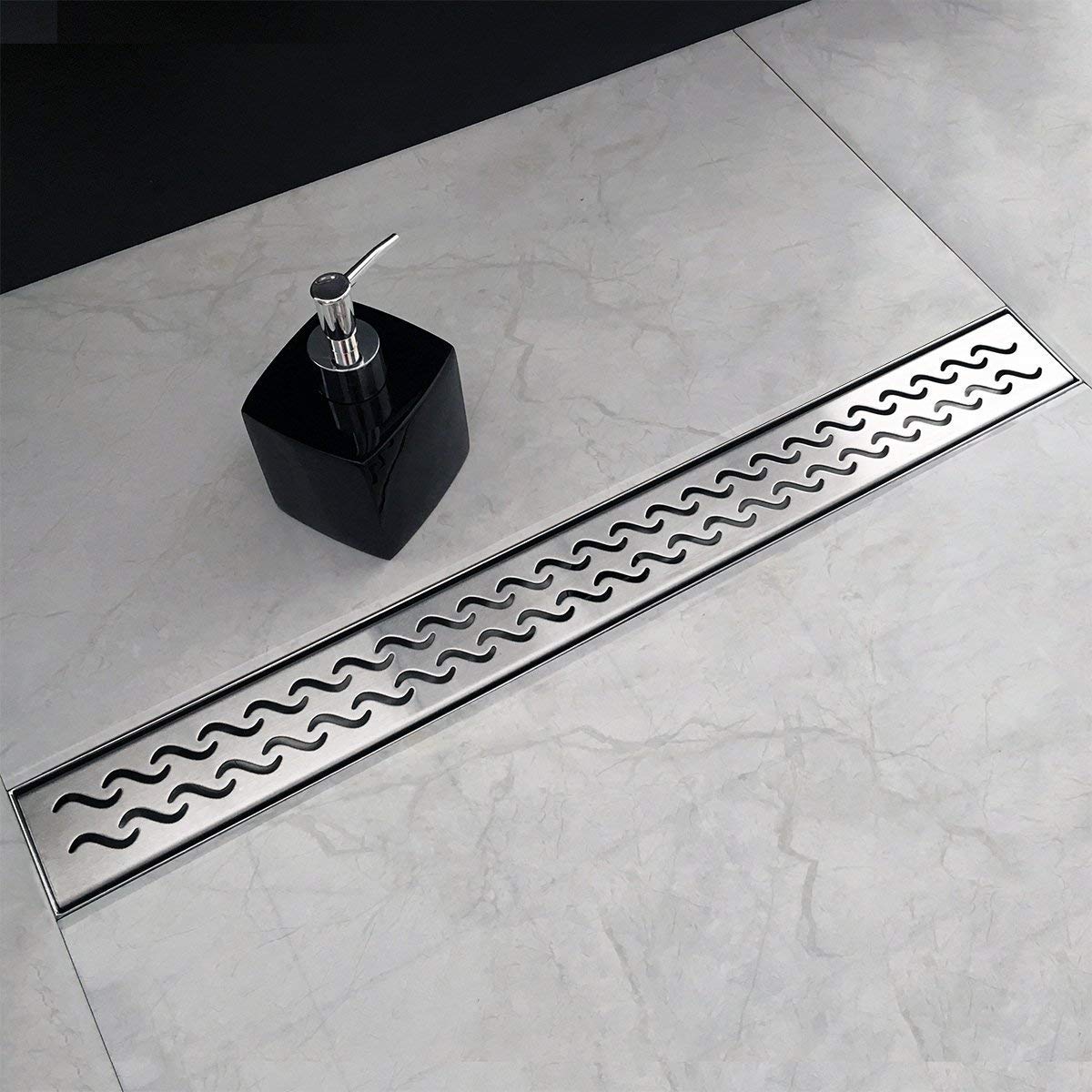 Buy Neodrain 28 Inch Rectangular Linear Shower Drain with Slight Sea