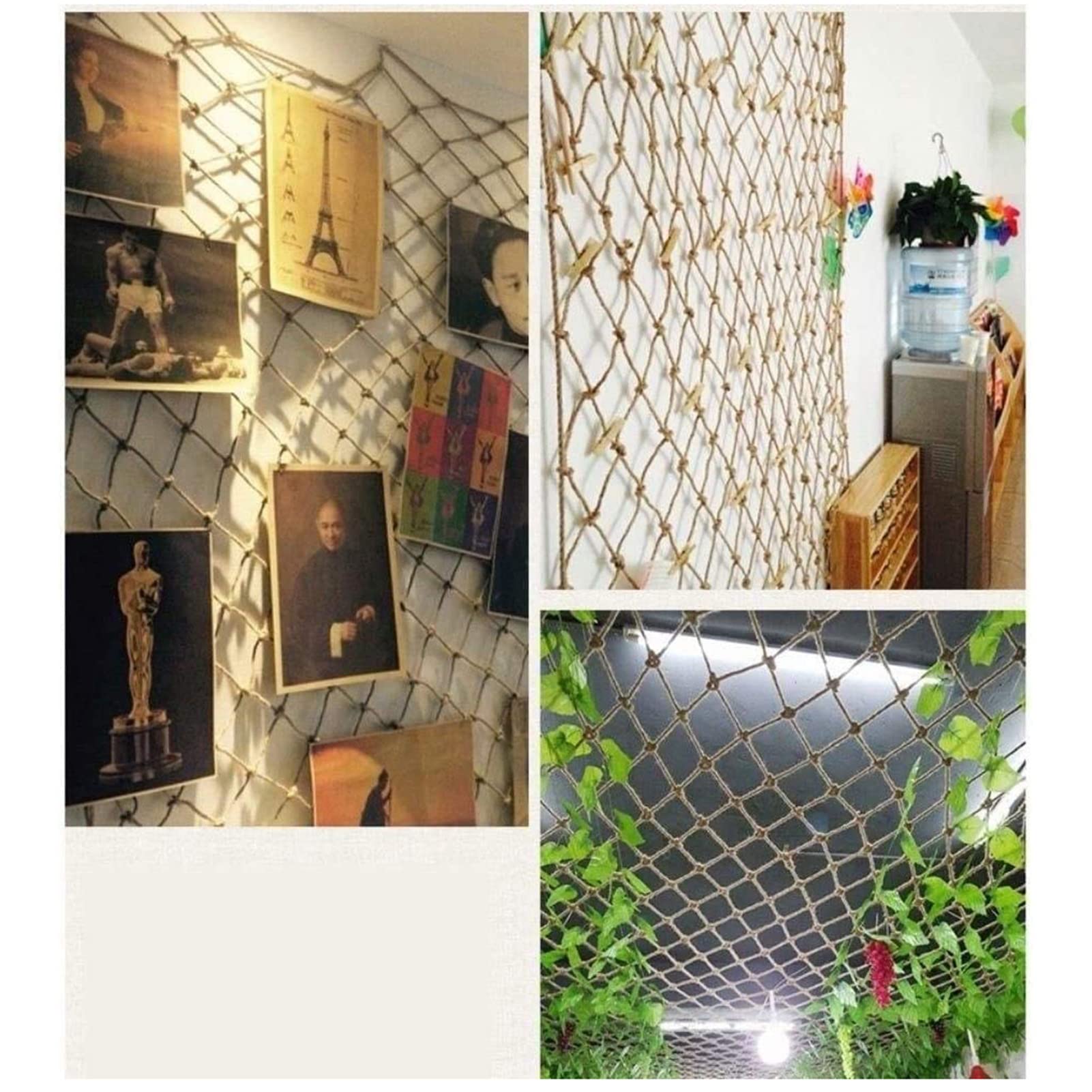 Siatka bezpieczeństwa 4,9 m x 6 m, linka 8 mm, siatka 12 cm, siatka na balkon, okno i drzwi, ochrona przed upadkiem dzieci i zwierząt domowych, ochrona na zewnątrz