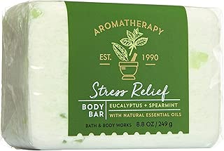 Bath and Body Works Aromatherapy STRESS RELIEF - EUCALYPTUS + SPEARMINT Body Bar 8.8 Ounce - coolthings.us