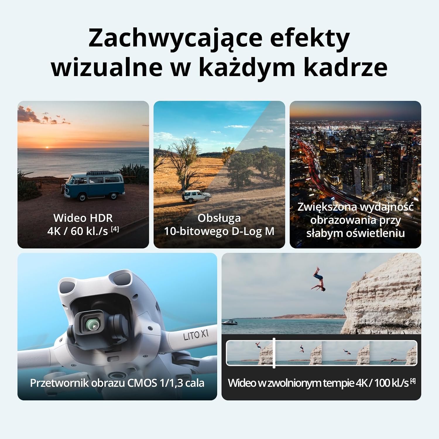 DJI Lito X1 Fly More Combo DJI RC 2 обновленная версия Mini 3 Обнаружение препятствий ActiveTrack матрица 1 1 3 легкий для взрослых передача видео на расстояние до 15 км 3 аккумулятора C0