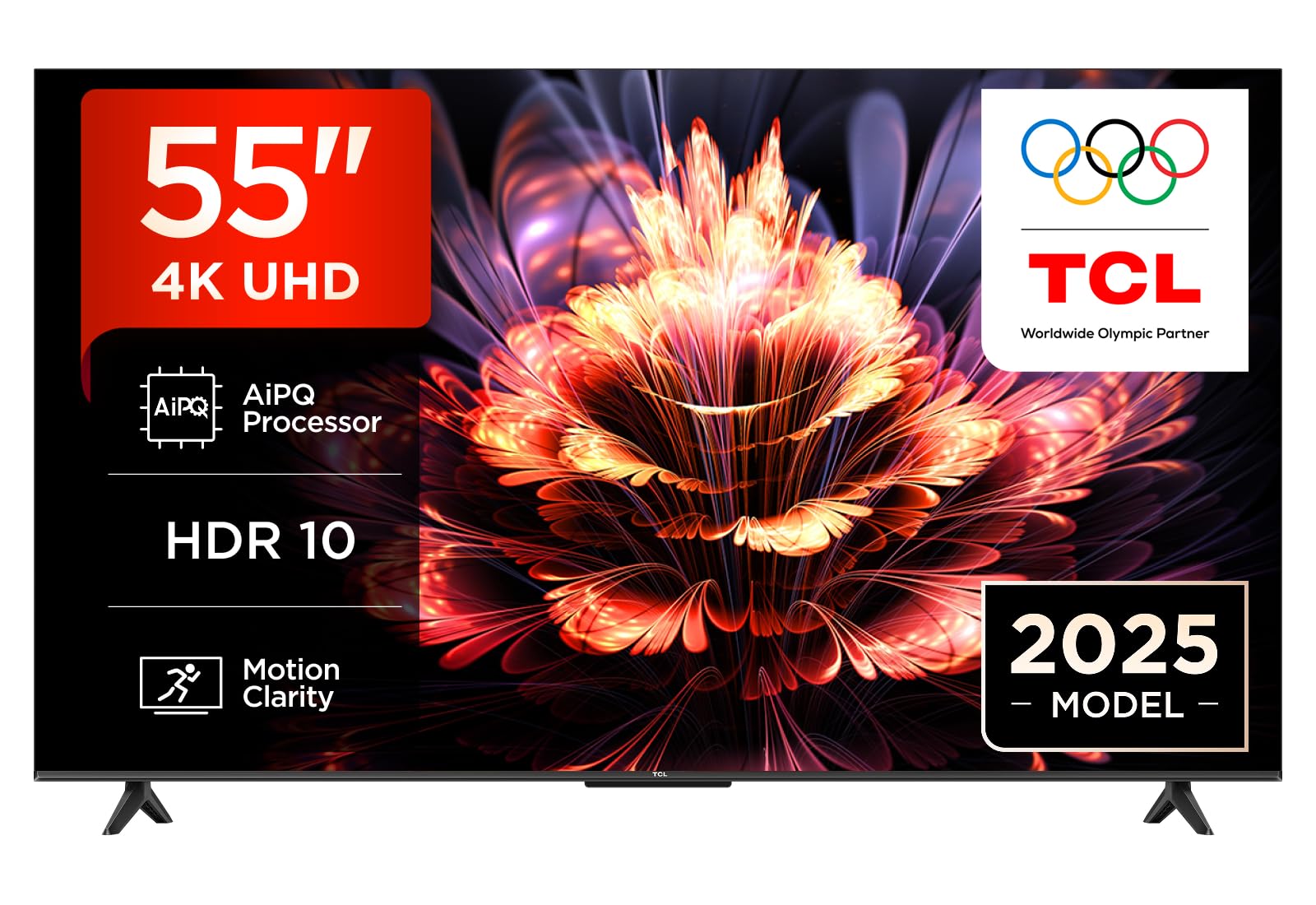 schermo tv 4k tcl 55 pollici google tv dolby audio