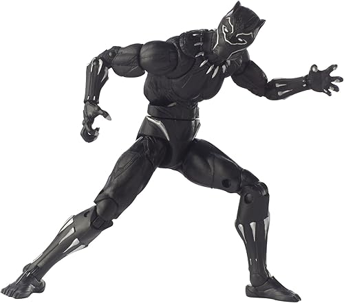 Miniatura 4 de Figura de acción de Pantera Negra de La Pantera Negra de Marvel Legends Series, 6 pulgadas