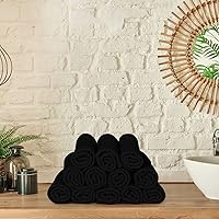 Vista 7 de Utopia Towels - Juego de 12 paños de lavado premium, 12 x 12 pulgadas, 100% algodón hilado en anillo, paños muy absorbentes y de tacto suave