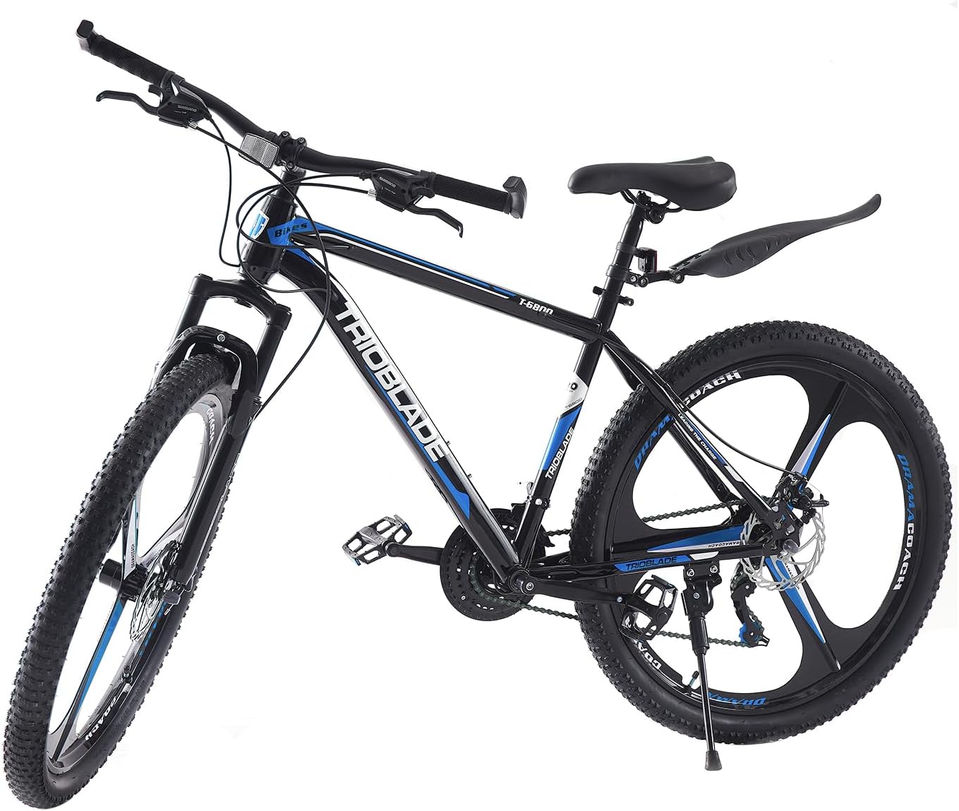 21-Gang Mountainbike | 24/26/27.5 Zoll, Allterrain, Scheibenbremse und Schlammbrett, High-Carbon Stahlrahmen MTB