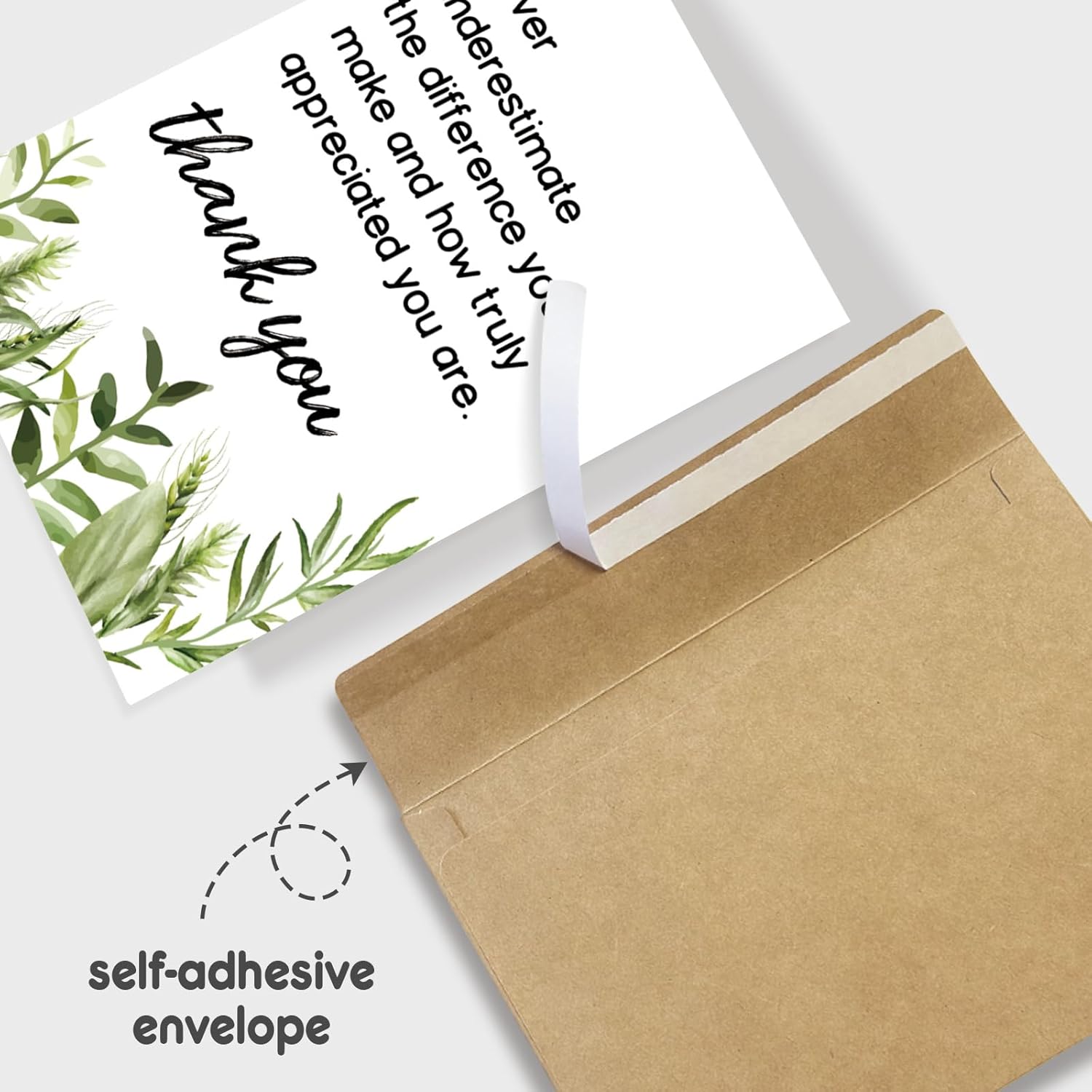 Employee Thank You Card, Appreciation Card for Coworker Boss Staff, Never Underestimate The Different You Make... - Image 6