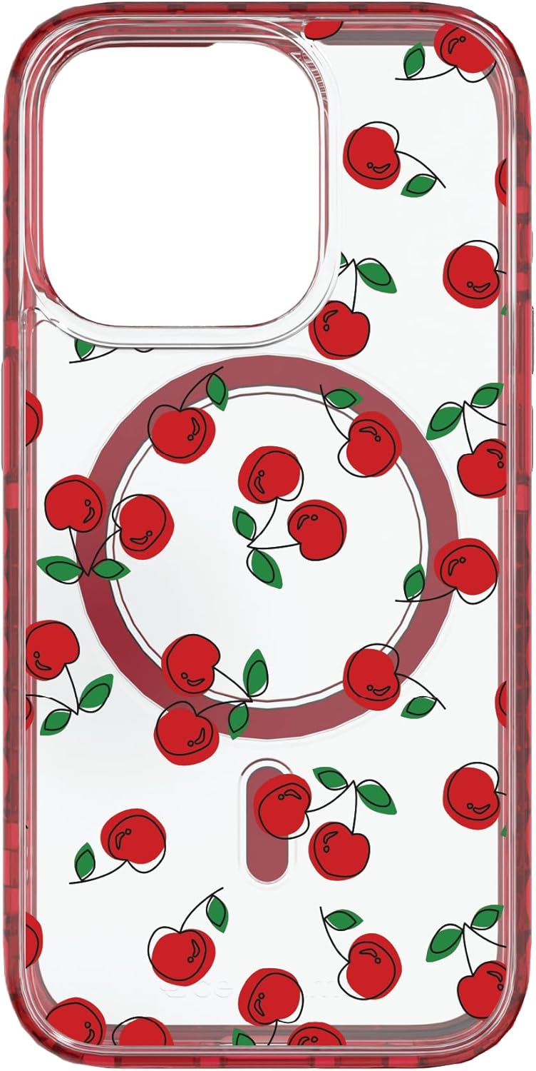 cellhelmet Bowl O Cherries [Compatible with MagSafe] Designed for iPhone 14 in Turbo Red 13-Foot Drop Test Certified | Shock & Drop Proof - Durable | As Seen on Shark Tank