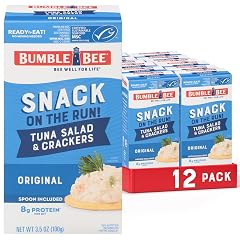 Bumble Bee Snack On The Run Original Tuna Salad with Crackers Kit Pack of 12 - Ready to