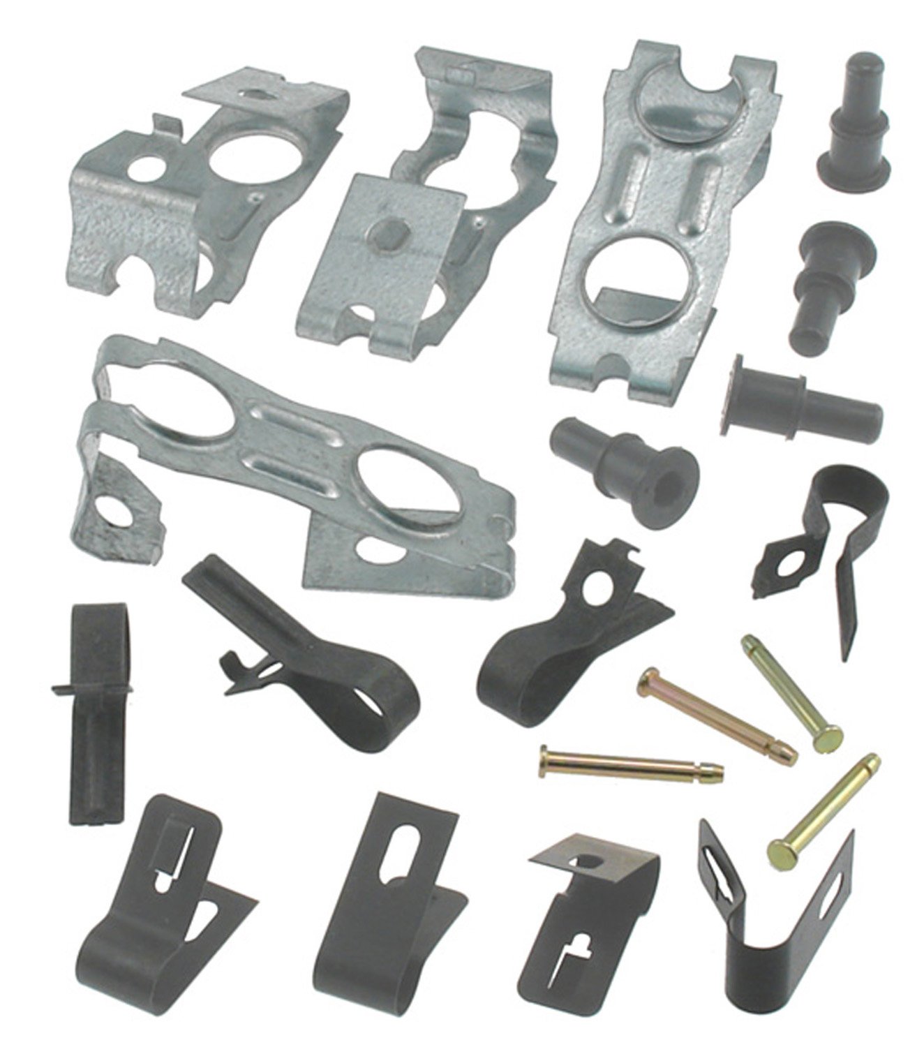 ACDelco 18K1543X Professional Front Disc Brake Caliper Hardware Kit with Clips, Pins, and Bushings