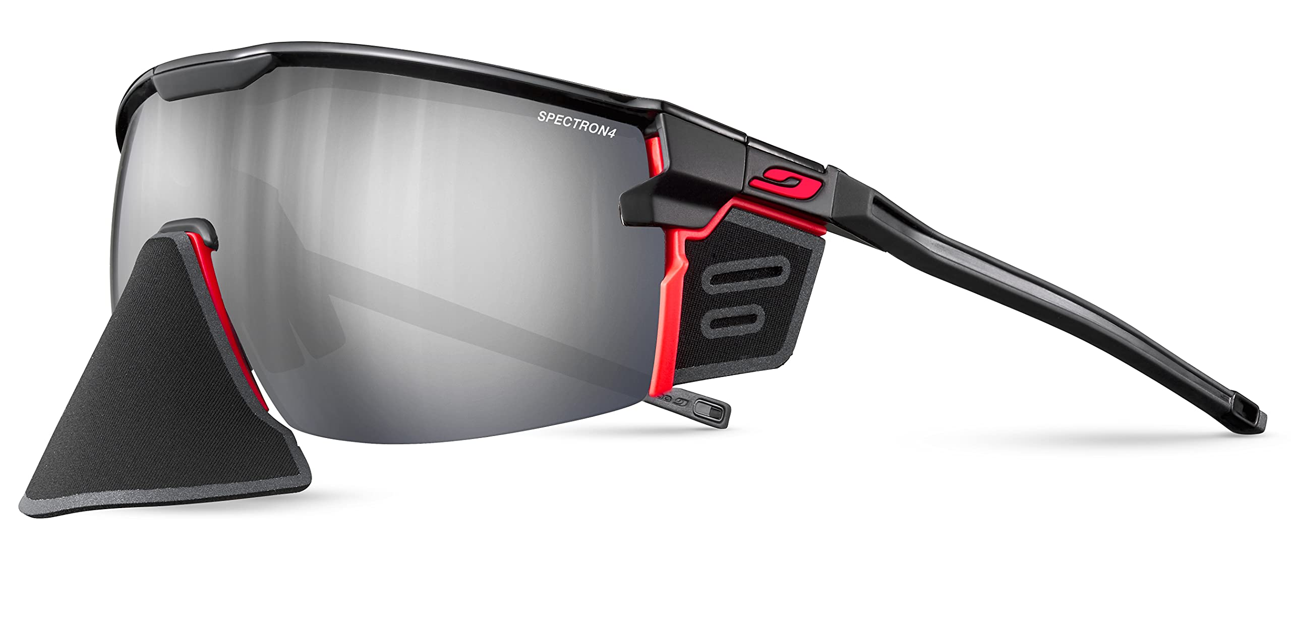 Julbo Unisex ULTIMATE COVER Sunglasses, Black/Naranja, Talla Única