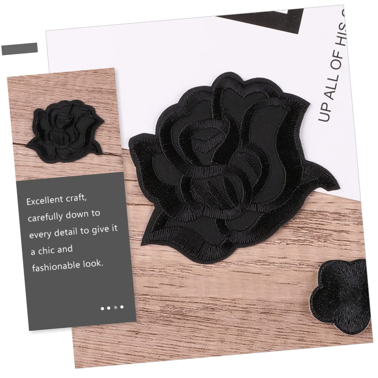 Parches Bordados de Tela Flores, 15 Piezas Parches termoadhesivos DIY