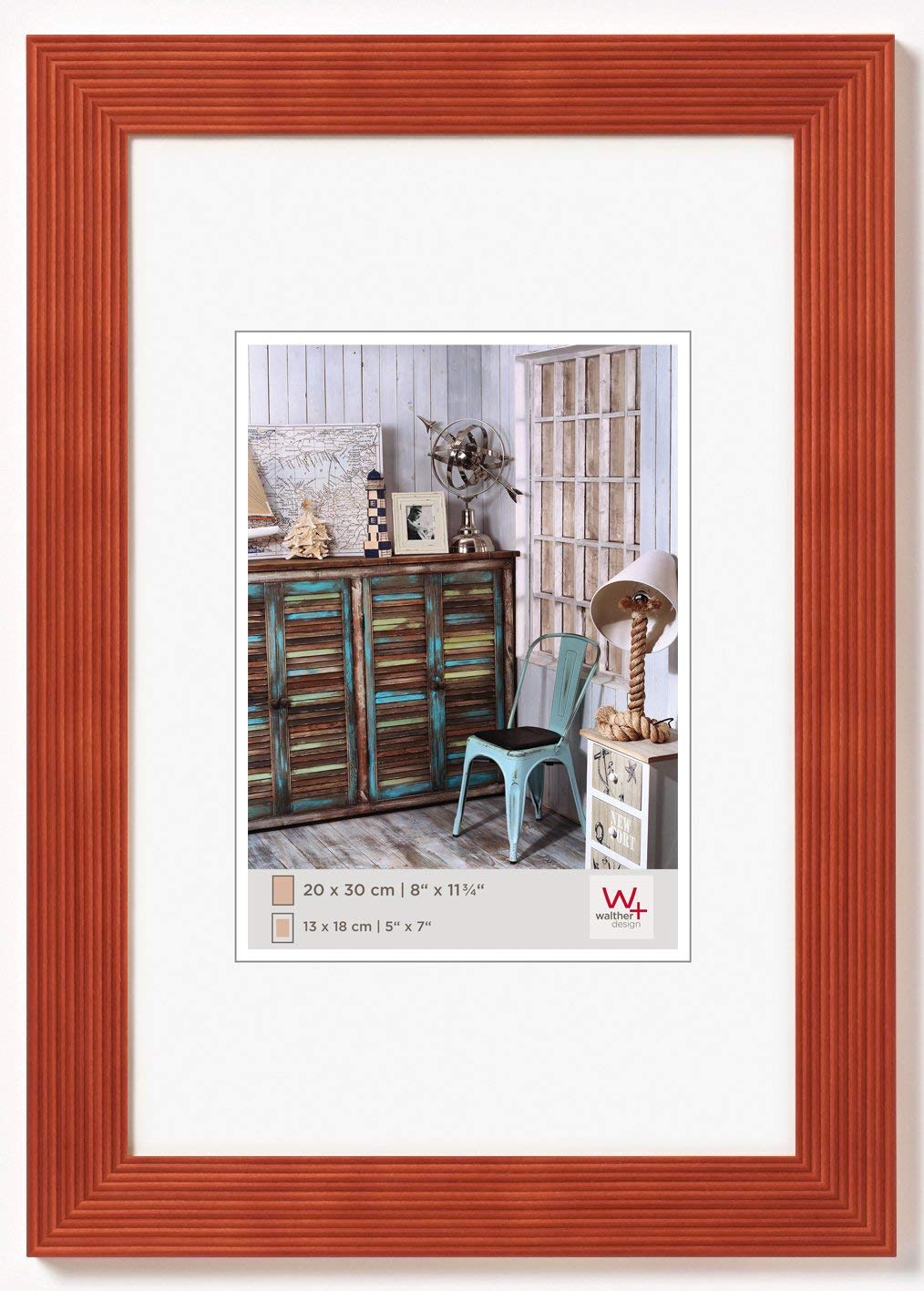 Walther - Chalet Cornice portafoto, Nero, 20x30 cm - ePRICE