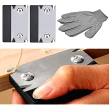 2 Pcs Edge Banding Trimmer and Chamfering Tool, Woodworking Edge Cutter with Stainless Steel Blade for PVC, ABS, Veneer and Melamine, Deburring and Fillet Planer for DIY Wood Projects