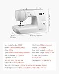 VEVOR Computerized Sewing Machine, 60 Stitch Applications, with LED Screen, Foot Pedal and LED Light, Heavy-Duty Metal Frame, Digital Sewing Machine with Powerful Motor for Crafts and Mending