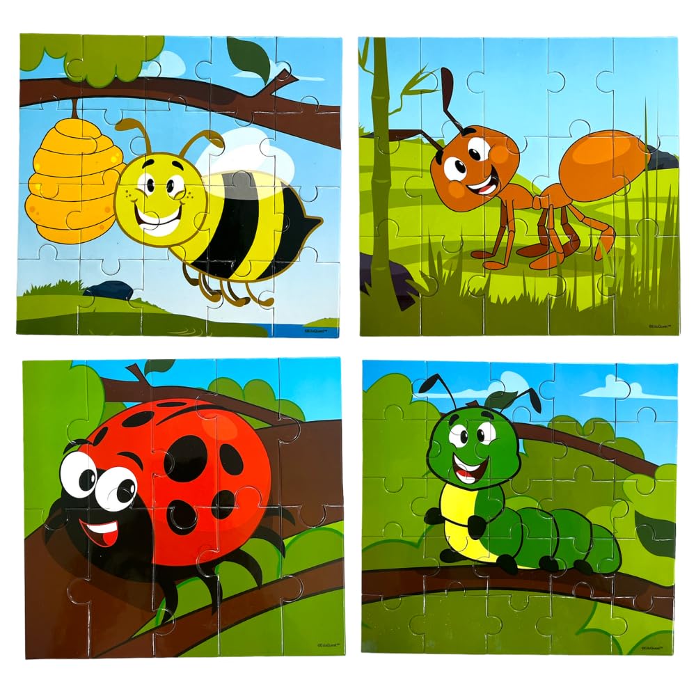 TOYSCAPE Step-up Puzzle, Jigsaw Puzzle for Kids | Set of 4 Puzzles - 18cmx18cm Each, Age 3+ (Insects) (B0DFFBM45Y) Amazon Price History, Amazon Price Tracker