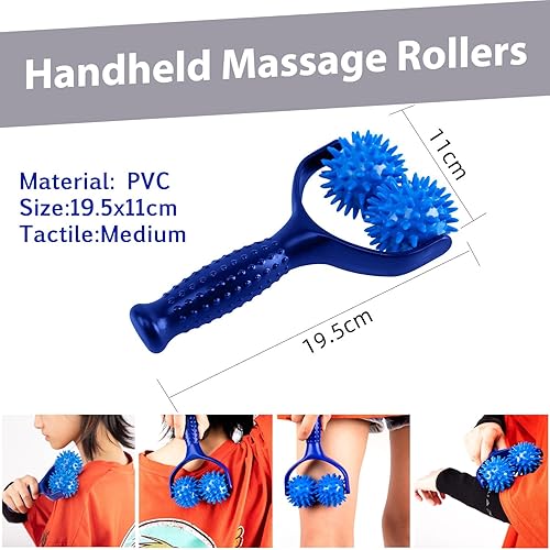 Miniatura 4 de Juego de bolas de masaje para liberación de puntos de gatillo miofascial y masaje de tejido profundo, kit de bolas de masaje con puntas de 7-3