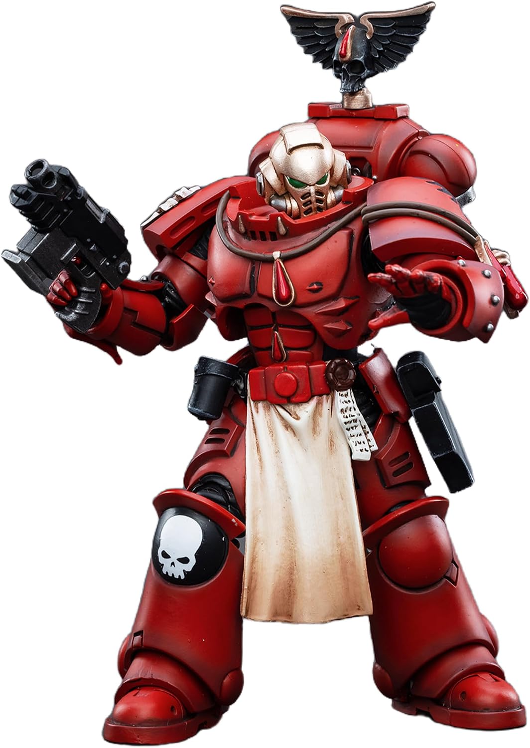 JOYTOY 1/18 Action Figure Warhammer 40,000 Blood Angels Veteran Set of 4 Figures Ver.2 5''Tall Movable Model Collectible Figurine