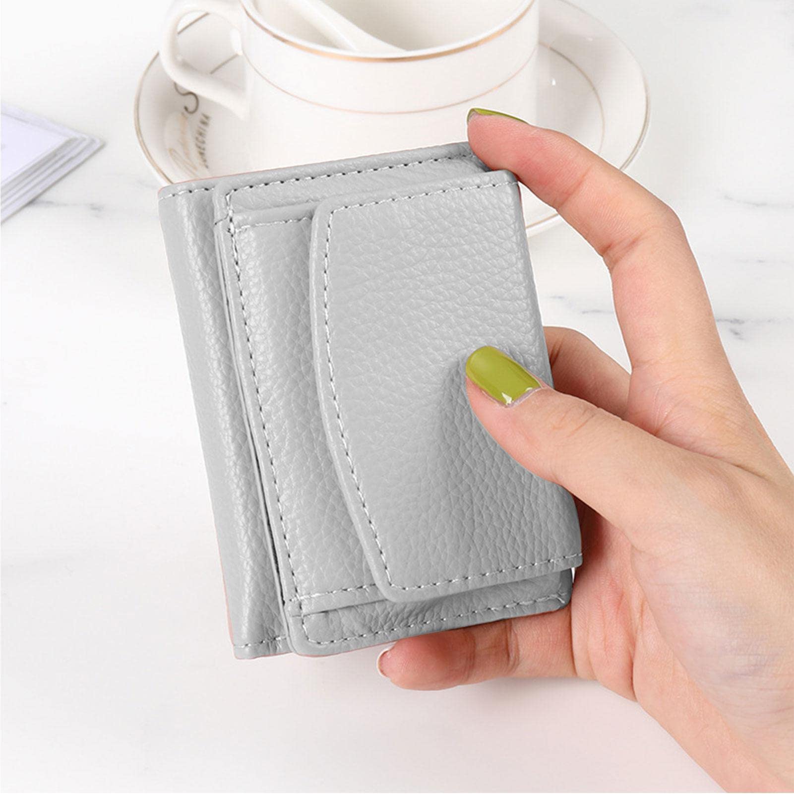 Portafoglio Pieghevole Con Blocco RFID, Portafoglio Sottile