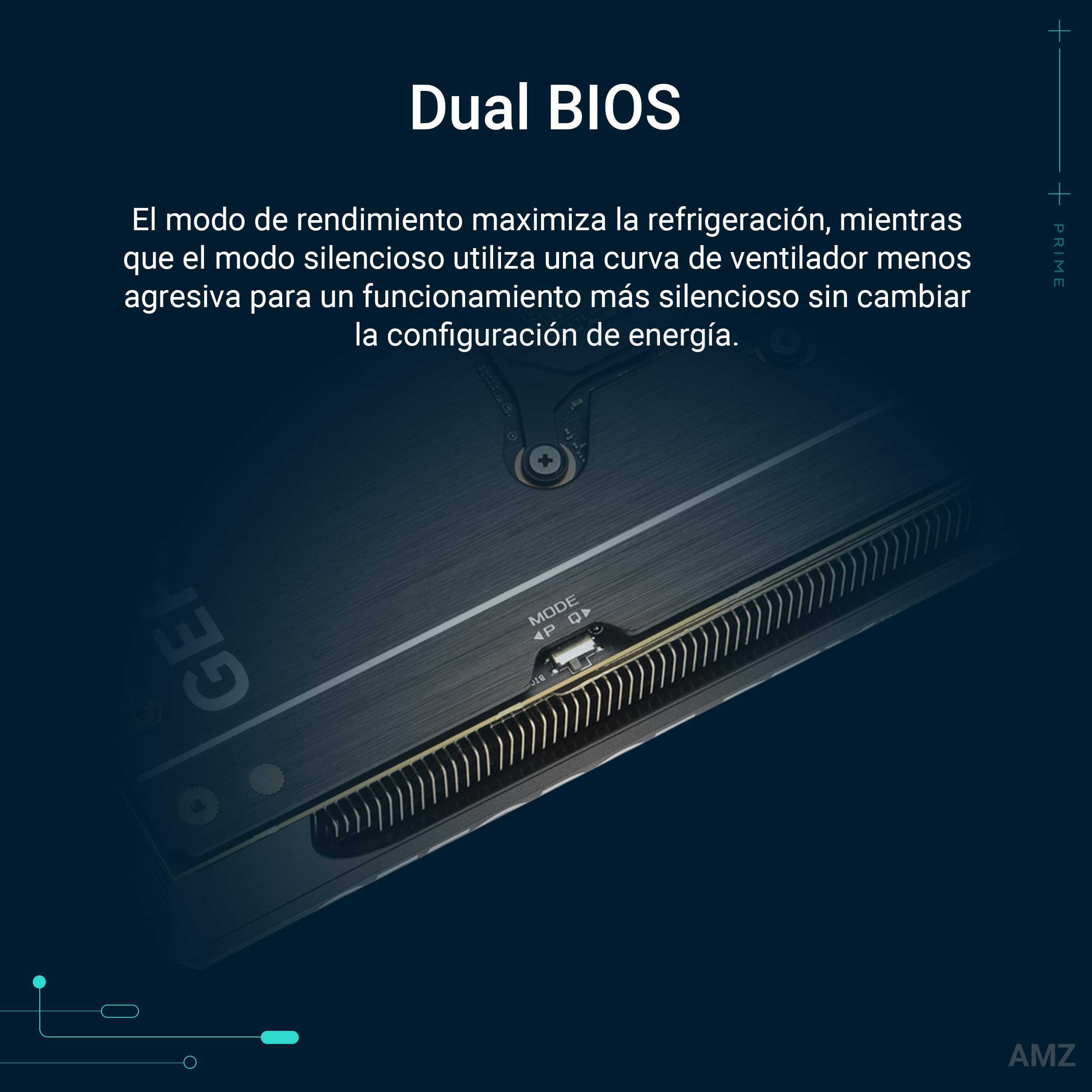 ASUS Prime GeForce RTX 5070 OC Edition 12GB GDDR7 - Tarjeta gráfica SFF-Ready (PCIe 5.0, 12GB GDDR7, HDMI/DP 2.1, 2.5 Ranuras, Ventiladores Axial-Tech, Dual BIOS)