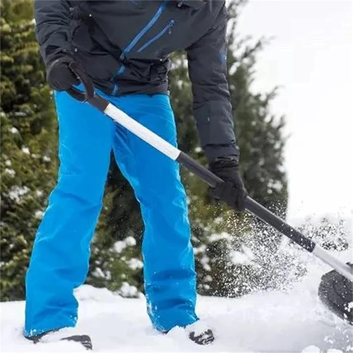 Shovel Handle 5pcs Plastic Spade Handle D Grip 32Mm Inner Diameter Snow Scoop Digging for Digging and Raking