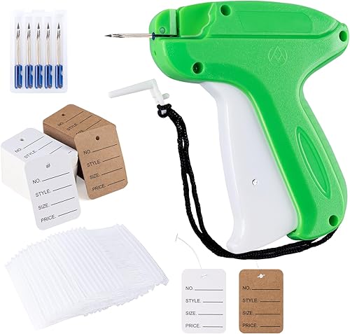 Kit de pistola de etiquetado para ropa, pistola de etiquetas para ropa, pistola de etiquetas de ropa con 200 etiquetas de precio, 5 agujas