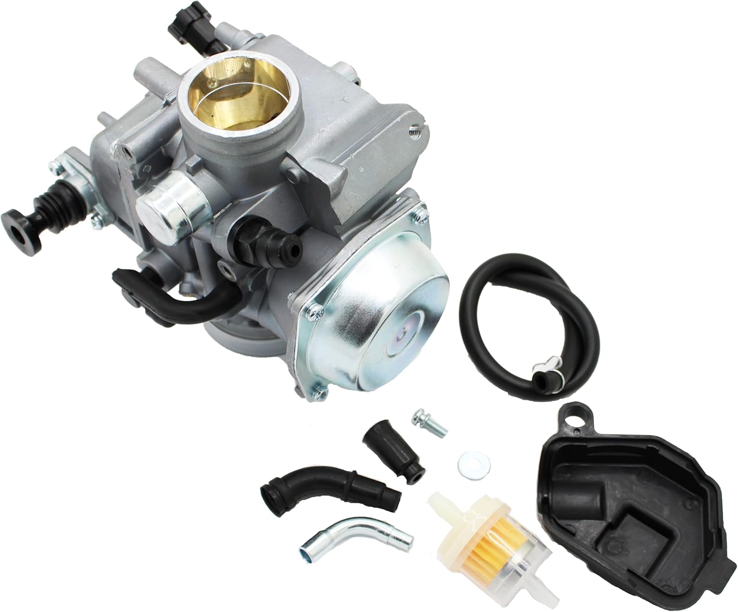 Takane E Hana TRX350 Carburetor For Honda Rancher 350 TRX350TM TRX350TE 350ES 350FE 350FMTE 2000-2006 4 Stroke ATV New Carb W/Air Filter Oil Filter Thunder 3 Manga - Foto 7