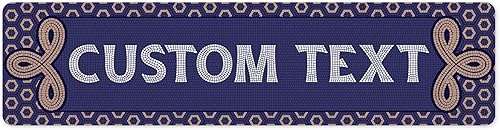 Miniatura 66 de Letrero Personalizado, Letrero de Calle Personalizado, 11 Colores de Fuente, 13 Estilos de Fuente, 4 Opciones de Agujeros, 22 Tamaños, 6x24 Madera