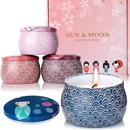 Amazon Arino キャンドル アロマキャンドル ロウソク ローソク 蝋燭 ろうそく 天然大豆ワックス 長時間燃焼 ルームフレグランス リビング インテリア おしゃれ リラックス 香り かわいい 女性 お母さん 彼女 誕生日 結婚祝い ウェディング プレゼント ギフト 贈り物