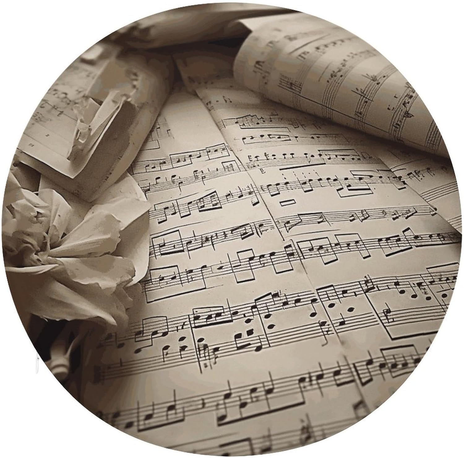 Sheet Music Chair Cushions Floor Pillow Chair Pad