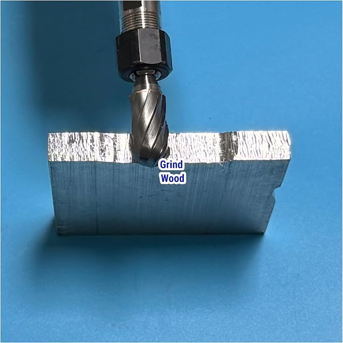 Set de 4 fresas de carburo para amolar 1/4" shank miniatura 7