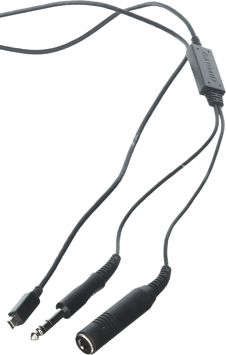 Garmin VIRB Audio-Kabel Mit Headset-Adapter – Für Cockpit-Aufnahmen, Stereo-Audio, Inkl. Armbandhalterung