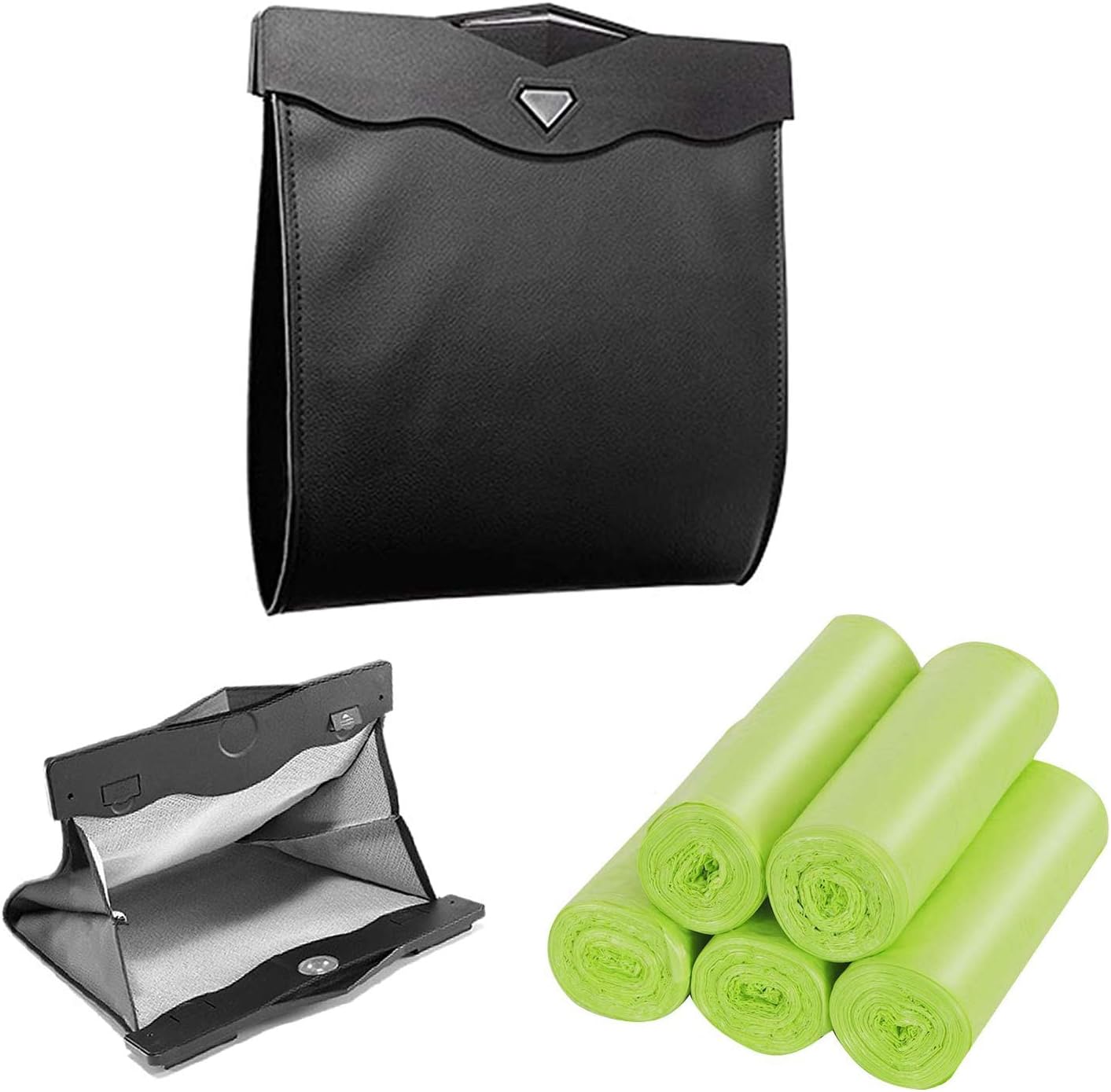 cute car trash bolsa