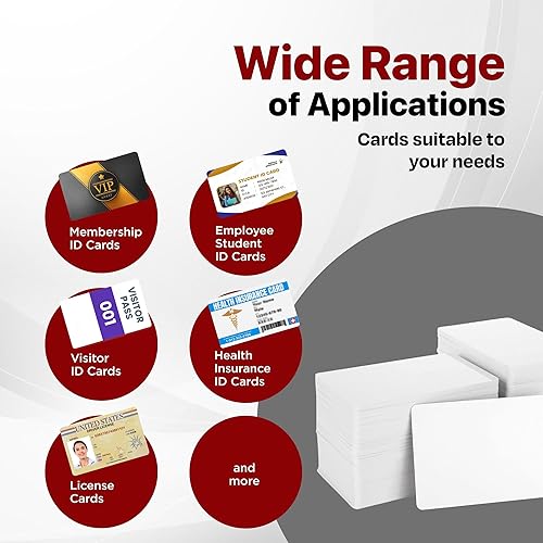 Miniatura 4 de X LINE CR80 30 Mil Calidad Gráfica Paquete de 500 Tarjetas de PVC