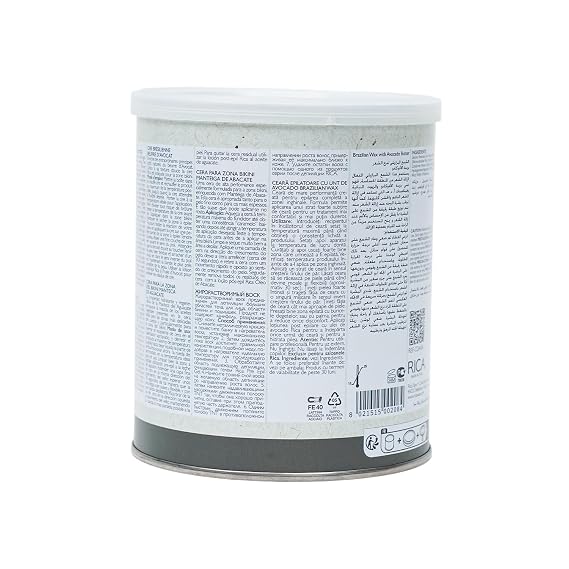 RICA Brazilian Wax with Avocado Butter - Made in Italy - For Bikini & Face Wax (28.2 OZ)